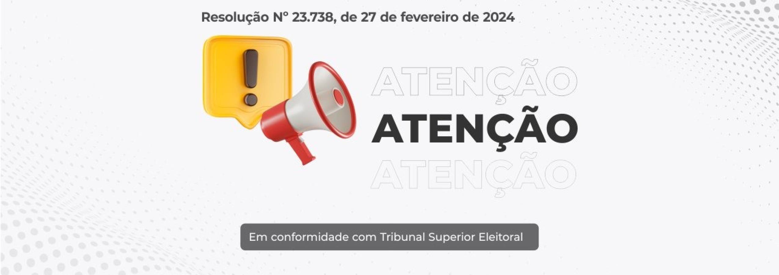 Aviso de Suspensão de Publicidade Institucional durante o Período Eleitoral